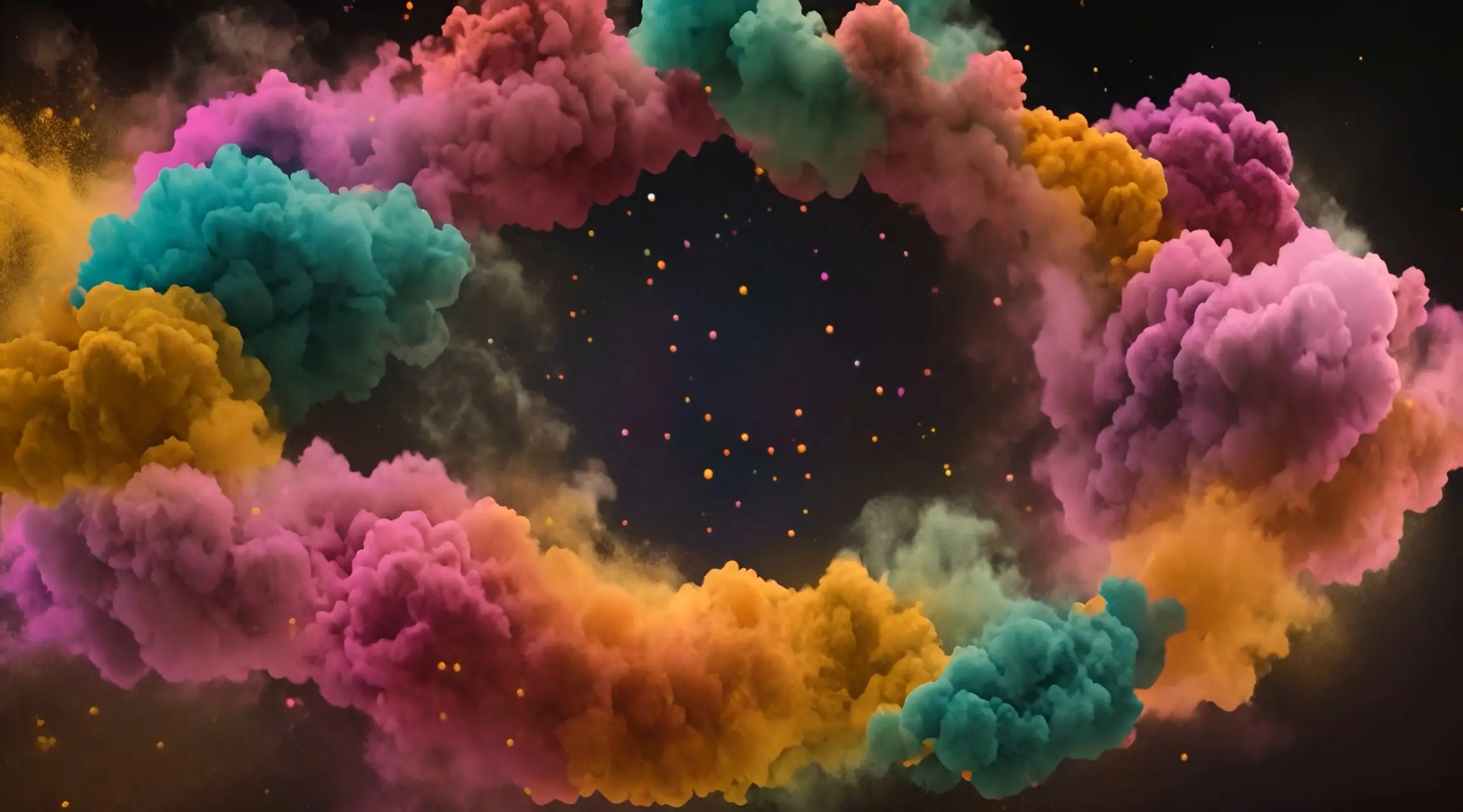 Magical Smoke Swirls Fantasy Backdrop Video
